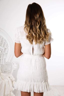 Keepsake The Label Naive Mini Dress white Size 12 for rent on The Volte - image 3