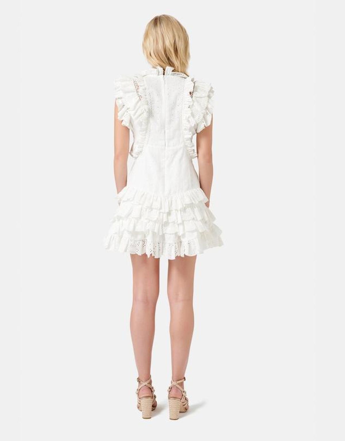 Thurley Seven Seas Mini Dress White Size 6 - Image 2