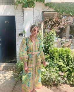 Zimmermann Estelle Buttoned Midi Dress Print Size 2/AU 12 for rent on The Volte - image 4