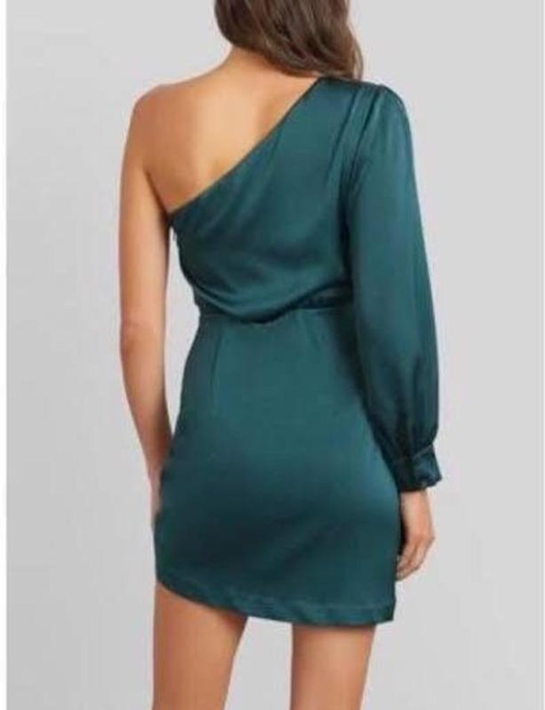 Kookai Vangeline Mini Dress Pine Green Size 10 for rent on The Volte - main image