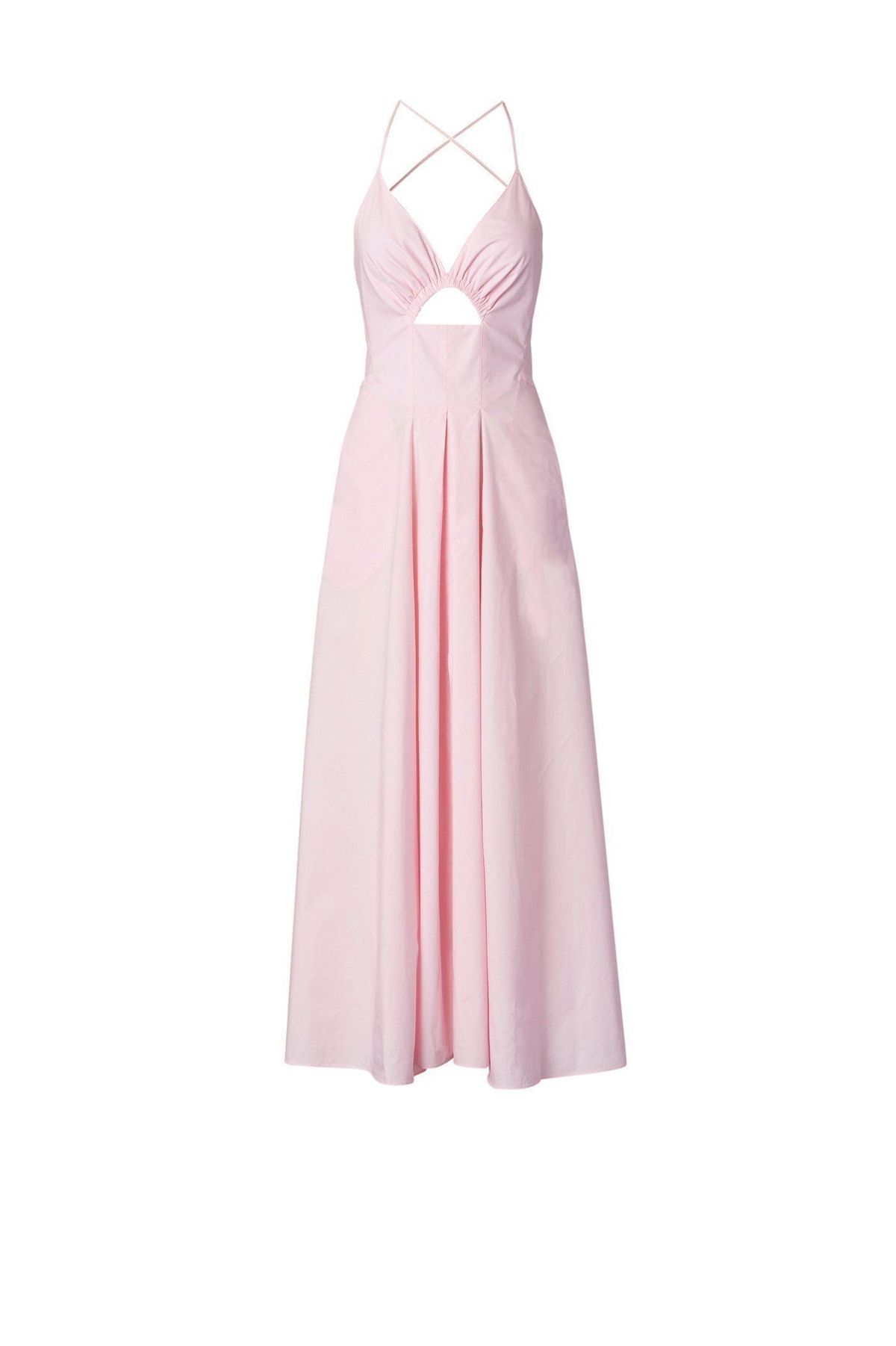 Scanlan Theodore Cotton Strappy Dress Pink Size 6 - Image 7
