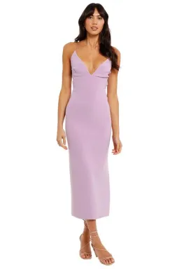 Bec & Bridge Ella Midi Dress Iris Size 6 for rent on The Volte - image 1