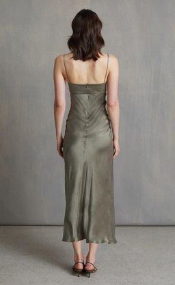 Bec & Bridge, Classic silk tie midi dress, size 12 for rent on The Volte - image 2