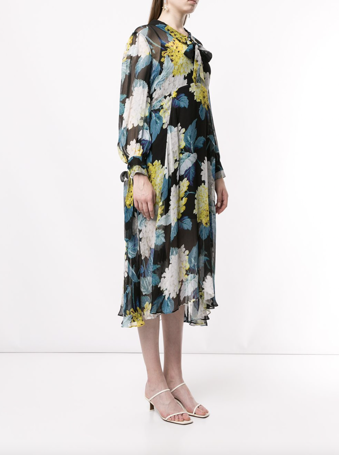 Alice McCall Wild Frontier Midi Dress Floral Print Size 4 for rent on The Volte - main image