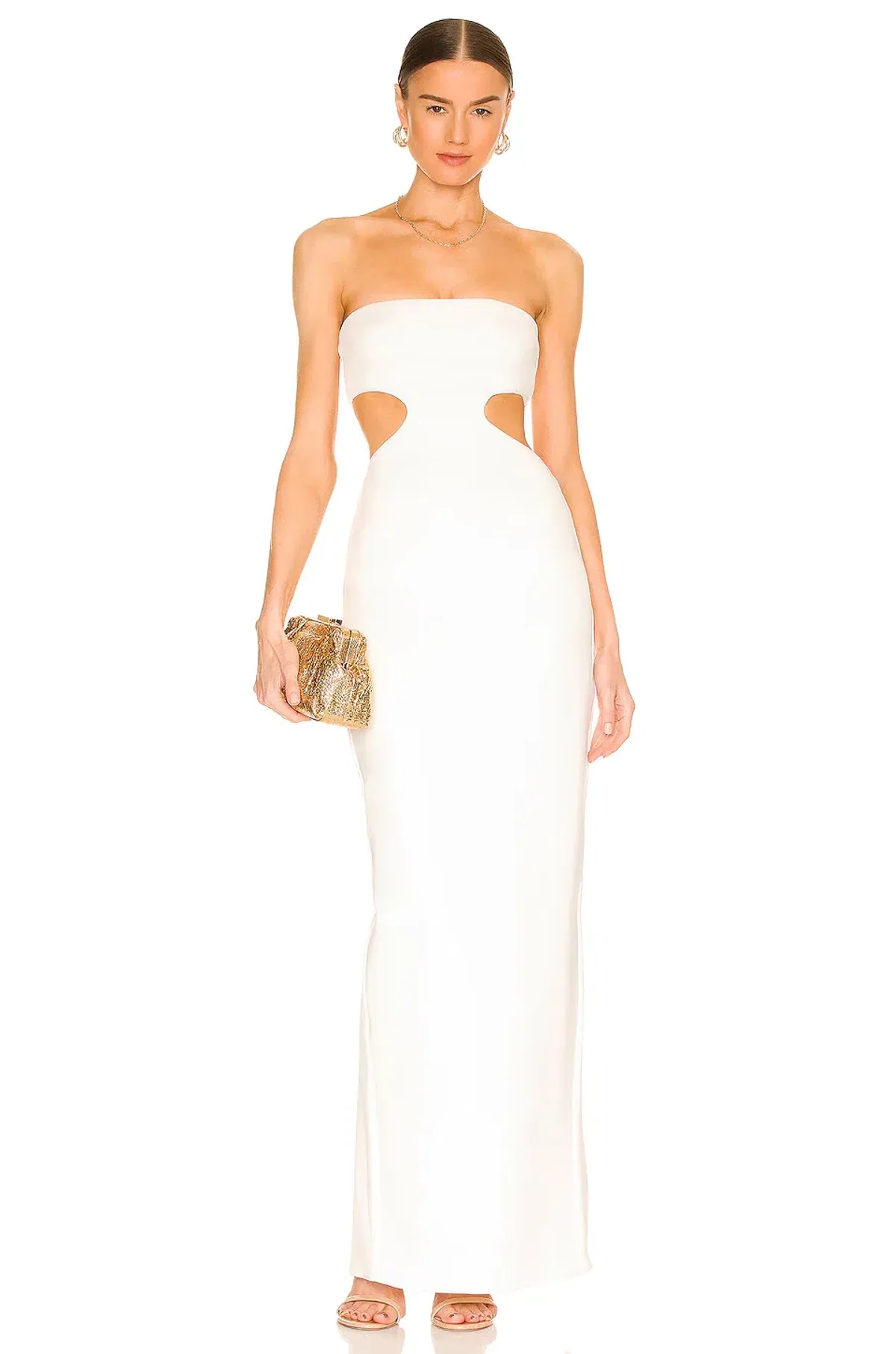 Natalie Rolt Carmen Gown White Size 0 / AU 6 - Image 4