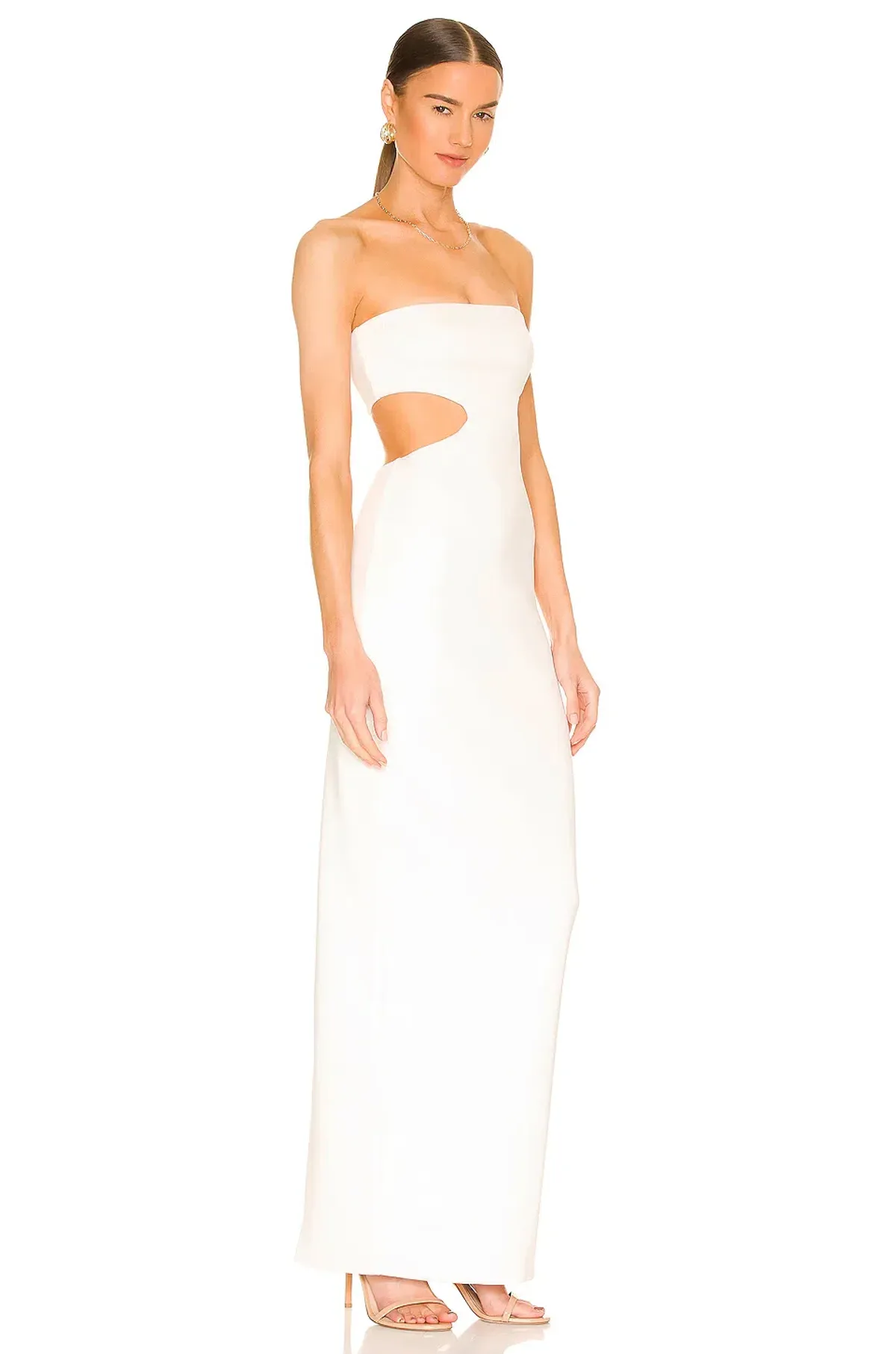 Natalie Rolt Carmen Gown White Size 0 / AU 6 - Image 2