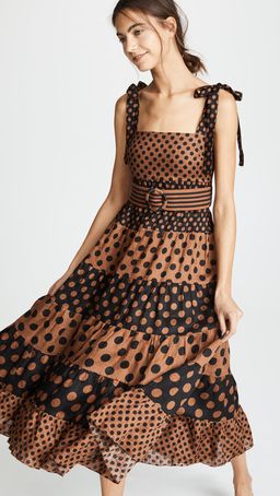 Zimmermann Juno Panel Midi Dress Print Size 0 / AU 8 for rent on The Volte - image 2