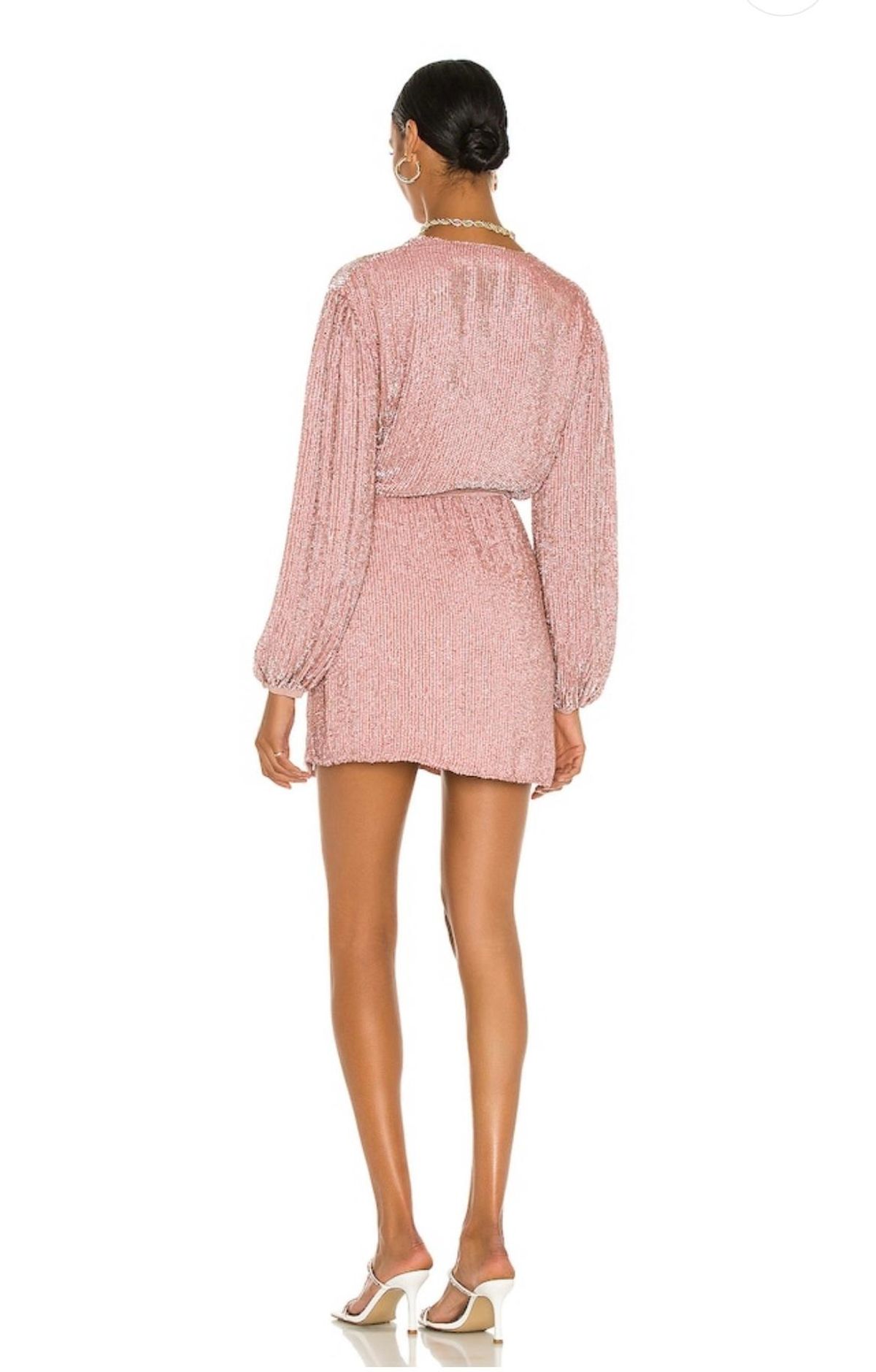 Retrofete Gabrielle Robe Dress Pink Size 6 - Image 2
