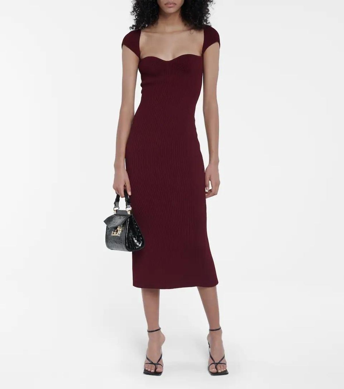 Khaite Allegra Dress Red Size 10 for rent on The Volte - main image