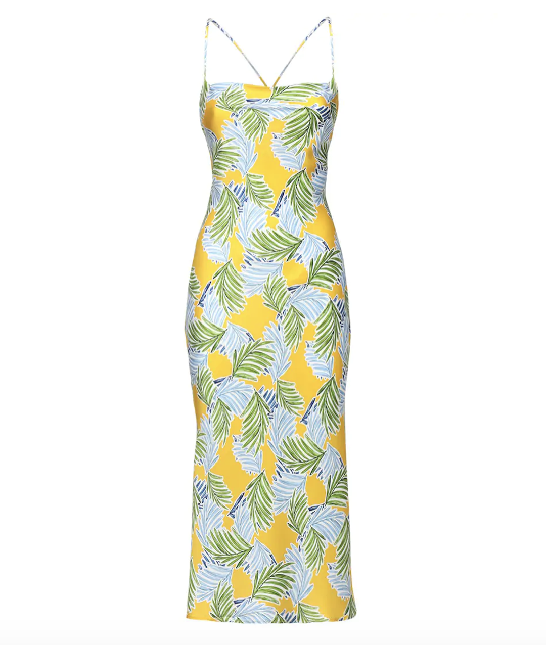 Bec and Bridge Palm Paradise Midi Dress Print Size 14 for rent on The Volte - main image