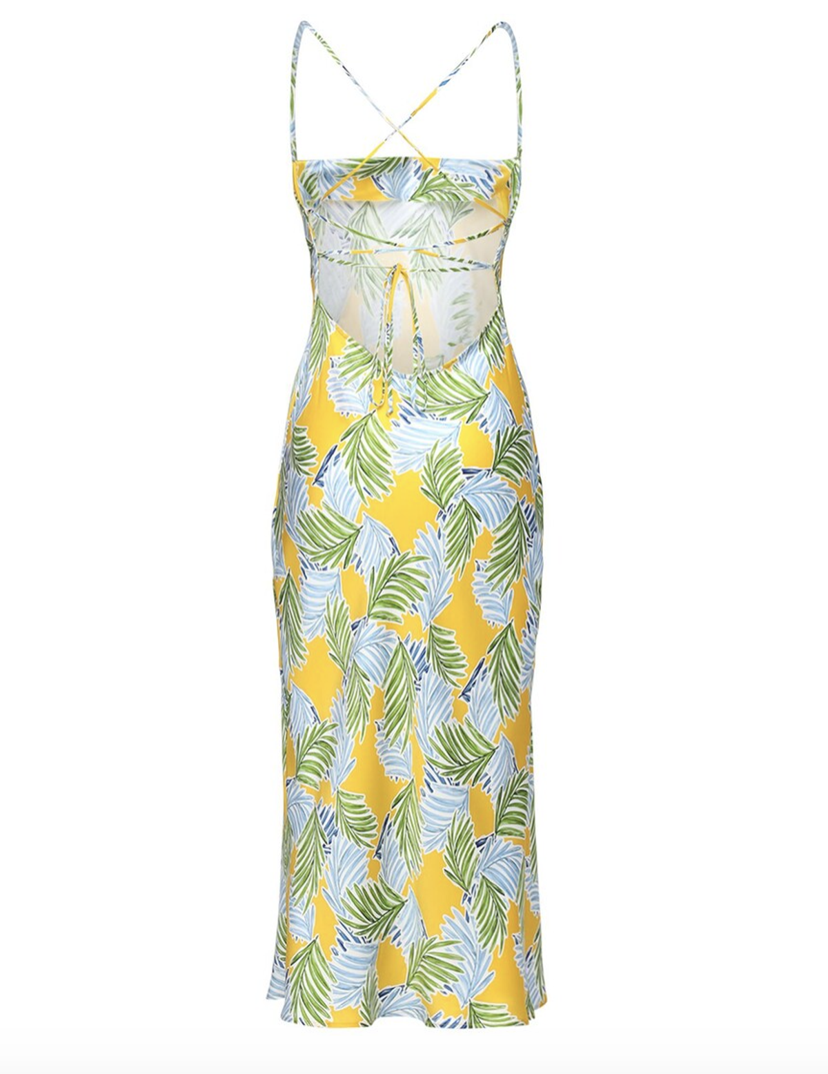 Bec and Bridge Palm Paradise Midi Dress Print Size 14 - Image 3