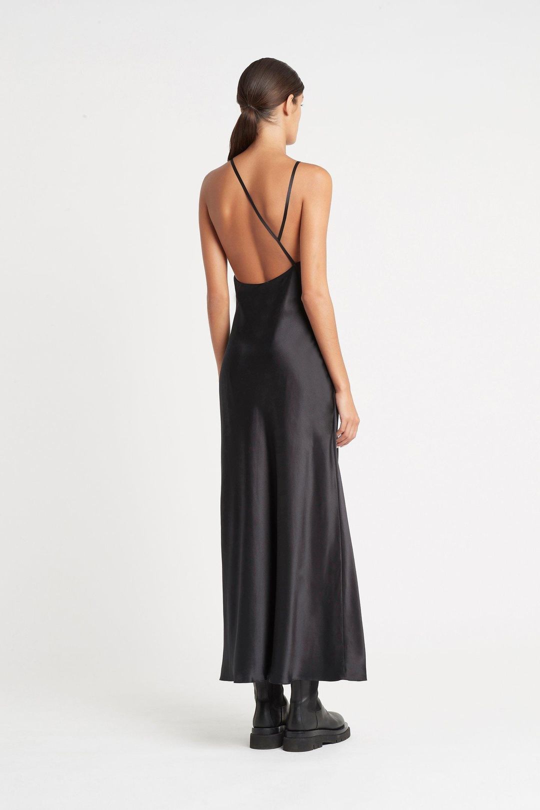 Sir The Label Editta Gown Floor Length Black | AU 8 for rent on The Volte - main image