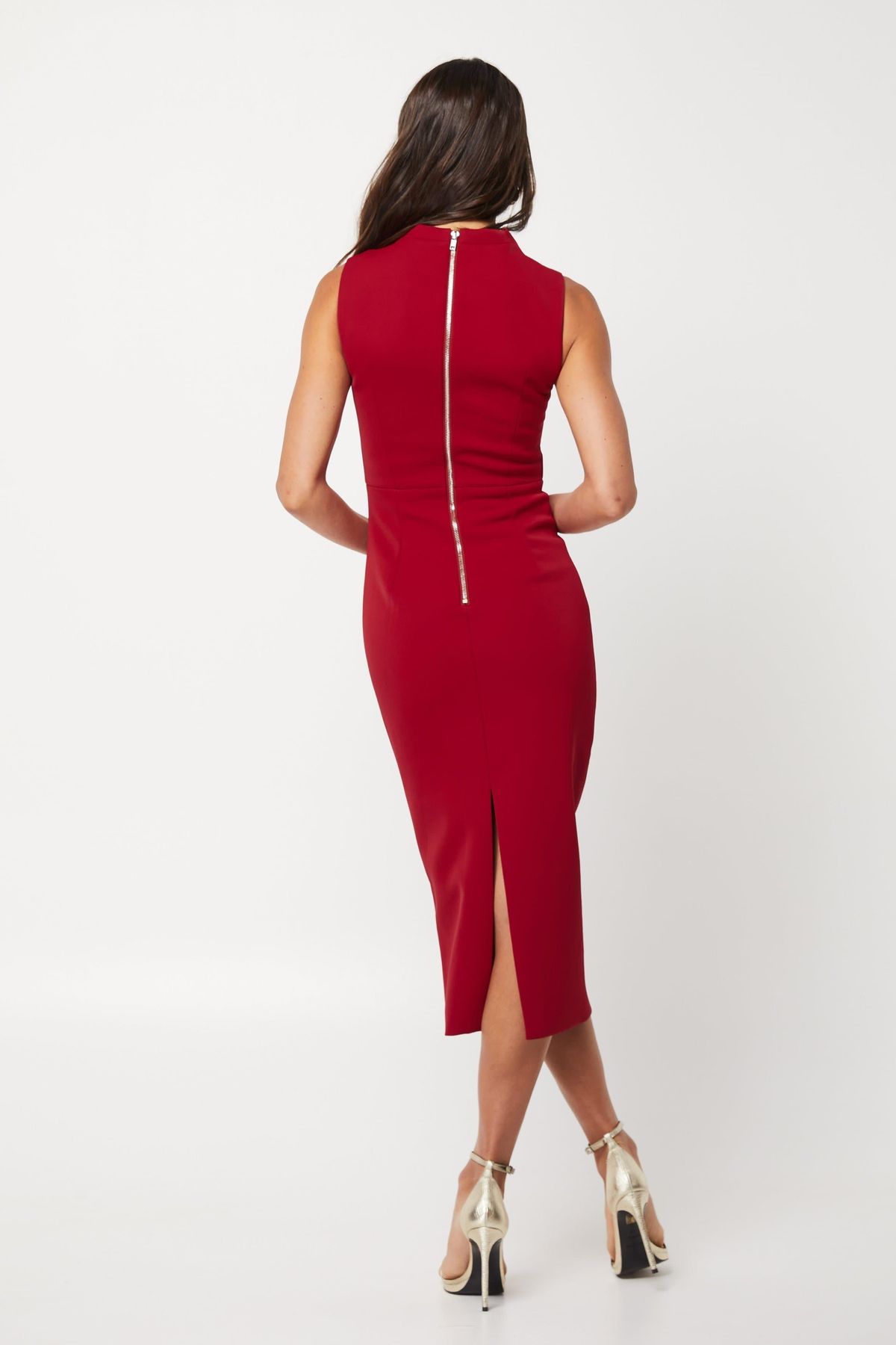 Mossman The Edge of Glory Dress Red Size 12 - Image 3