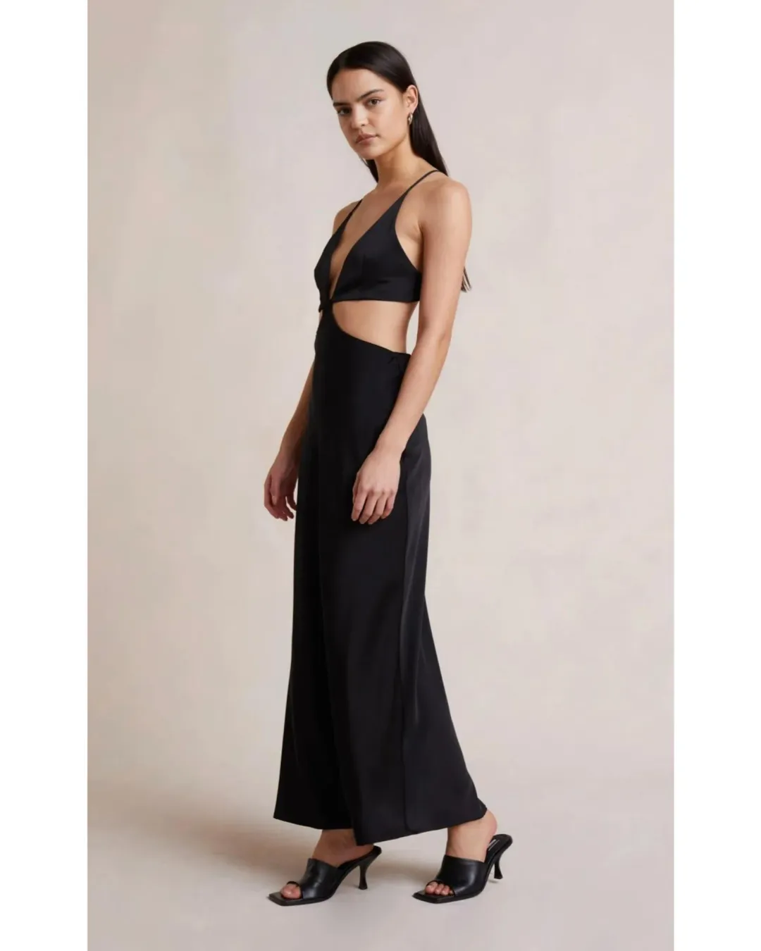 Bec & Bridge Ciao Bella Maxi Dress Black Size AU 8 for rent on The Volte - main image