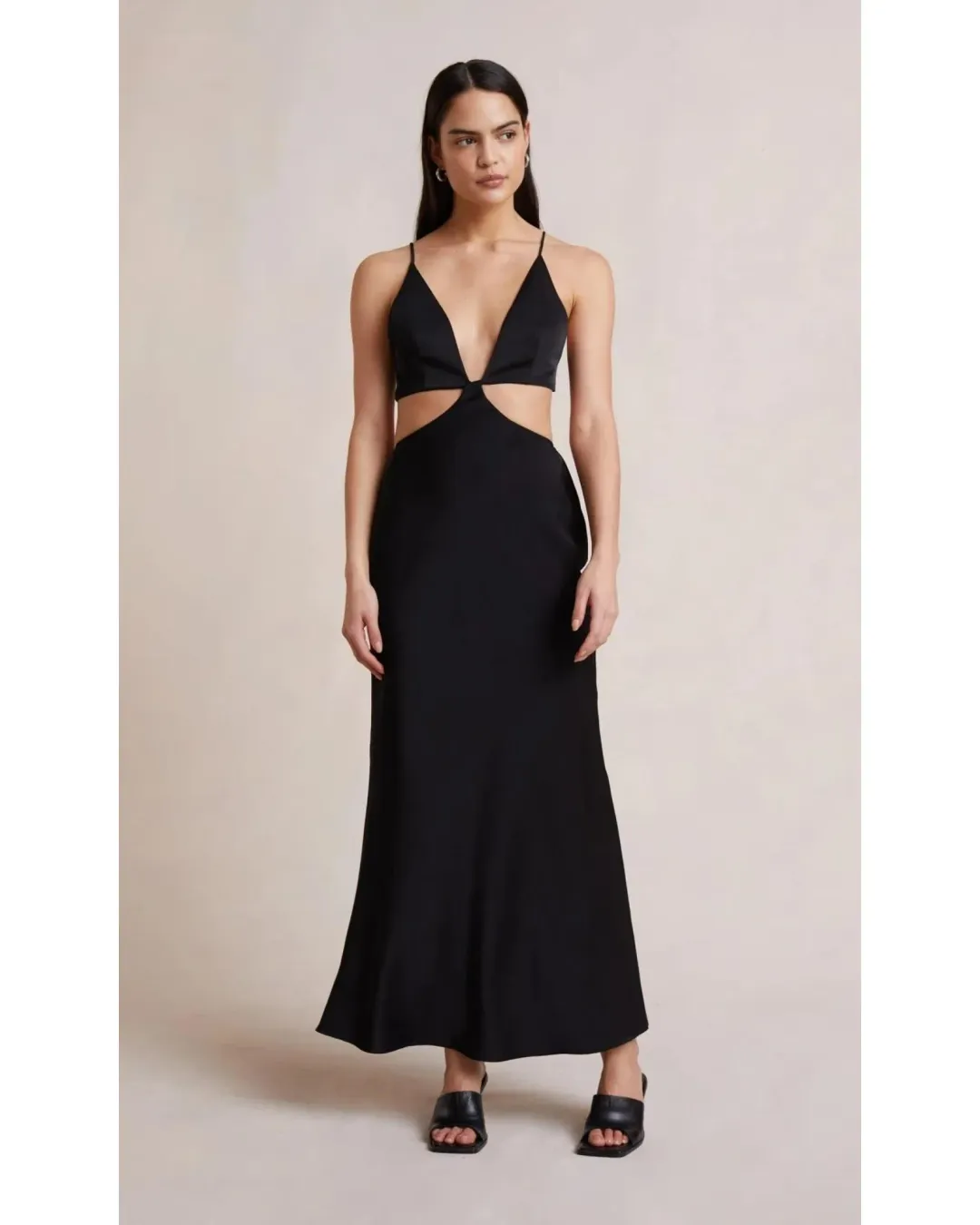 Bec & Bridge Ciao Bella Maxi Dress Black Size AU 8 for rent on The Volte - main image