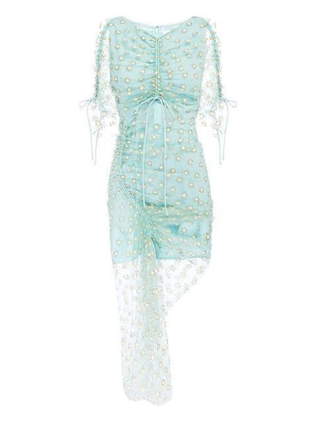 Alice McCall Peppermint Stardust Midi Dress Blue Size 8 for rent on The Volte - main image