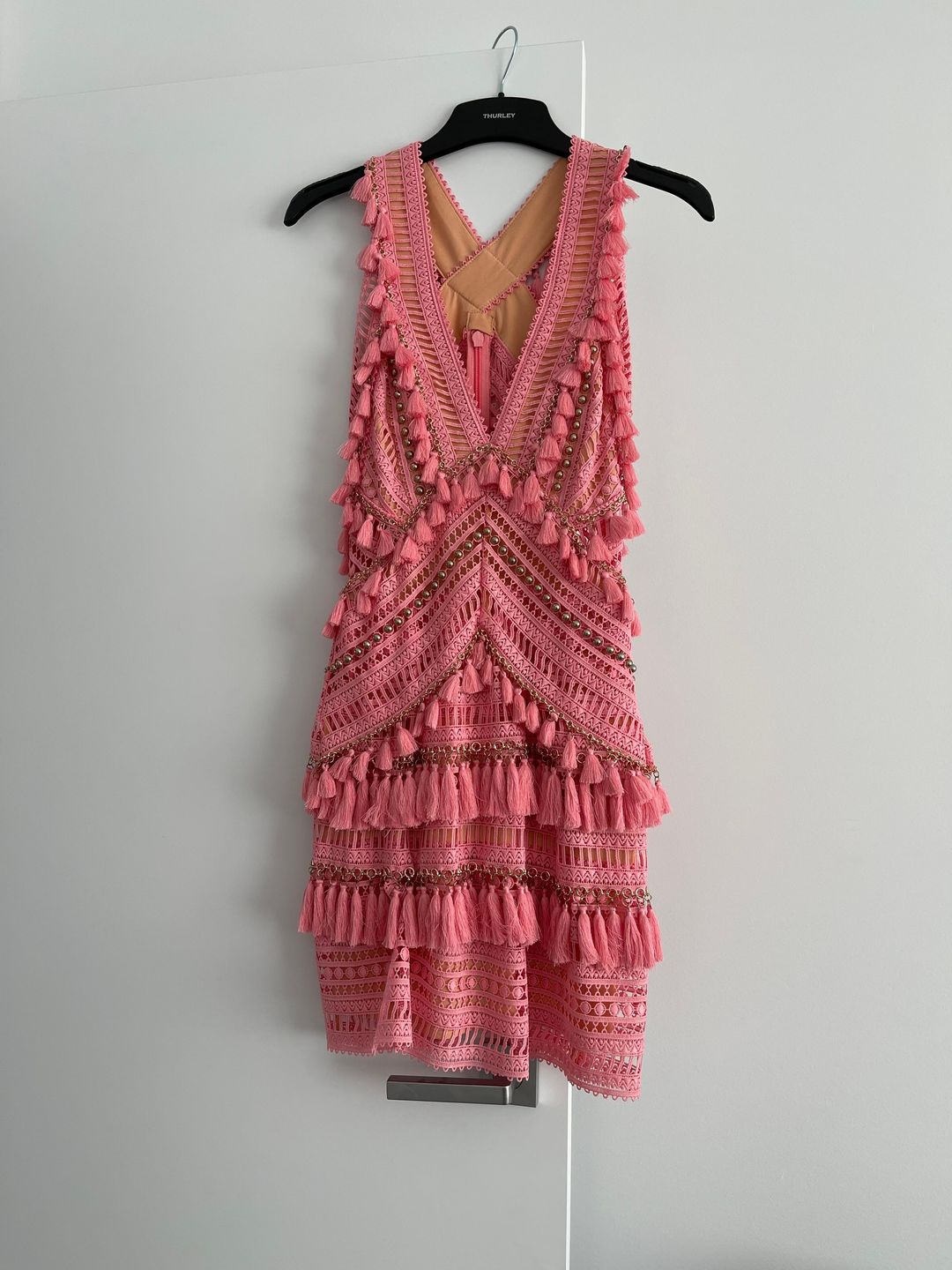 Thurley Foxtrot Dress in Pink for rent on The Volte - main image