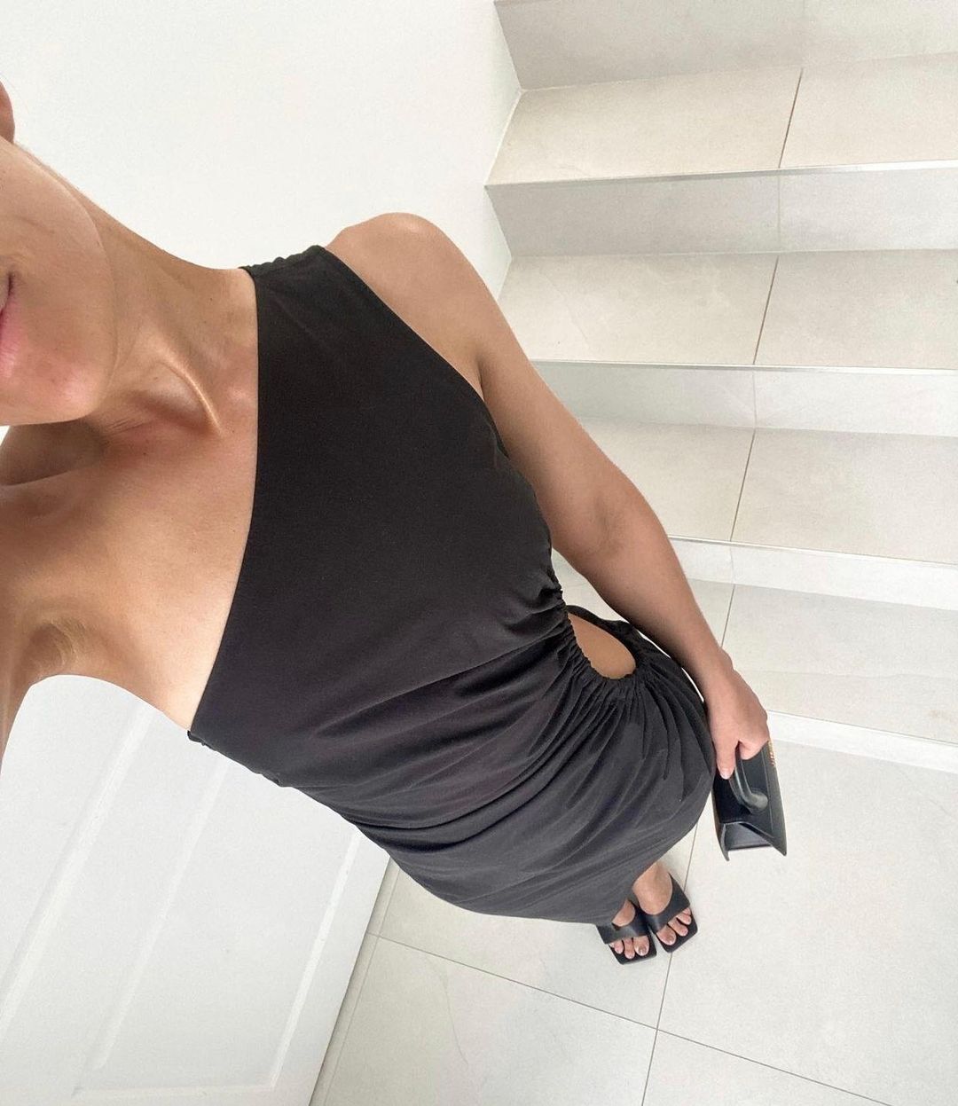 Natalie Rolt Frida Dress Black Size 6 for rent on The Volte - main image
