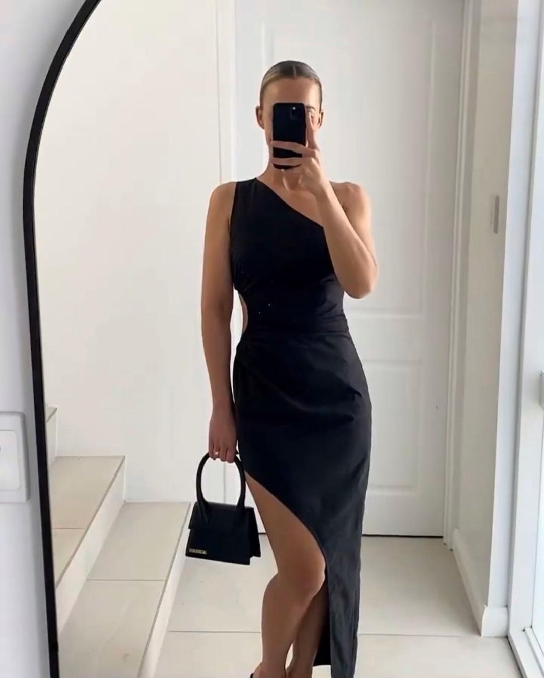 Natalie Rolt Frida Dress Black Size 6 for rent on The Volte - main image
