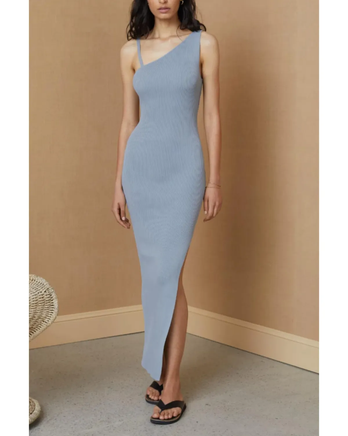 Bec & Bridge Harper Midi Dress Blue Size AU 6 - Image 1