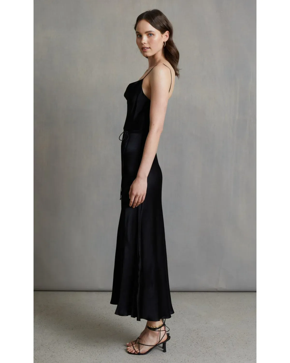Bec & Bridge Moon Dance Midi Dress Black Size AU 8 - Image 2