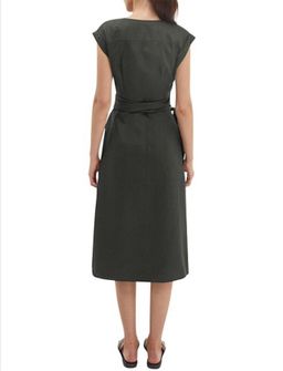 Saba Jasmine Linen Wrap Dress Green Size 6 for rent on The Volte - image 3