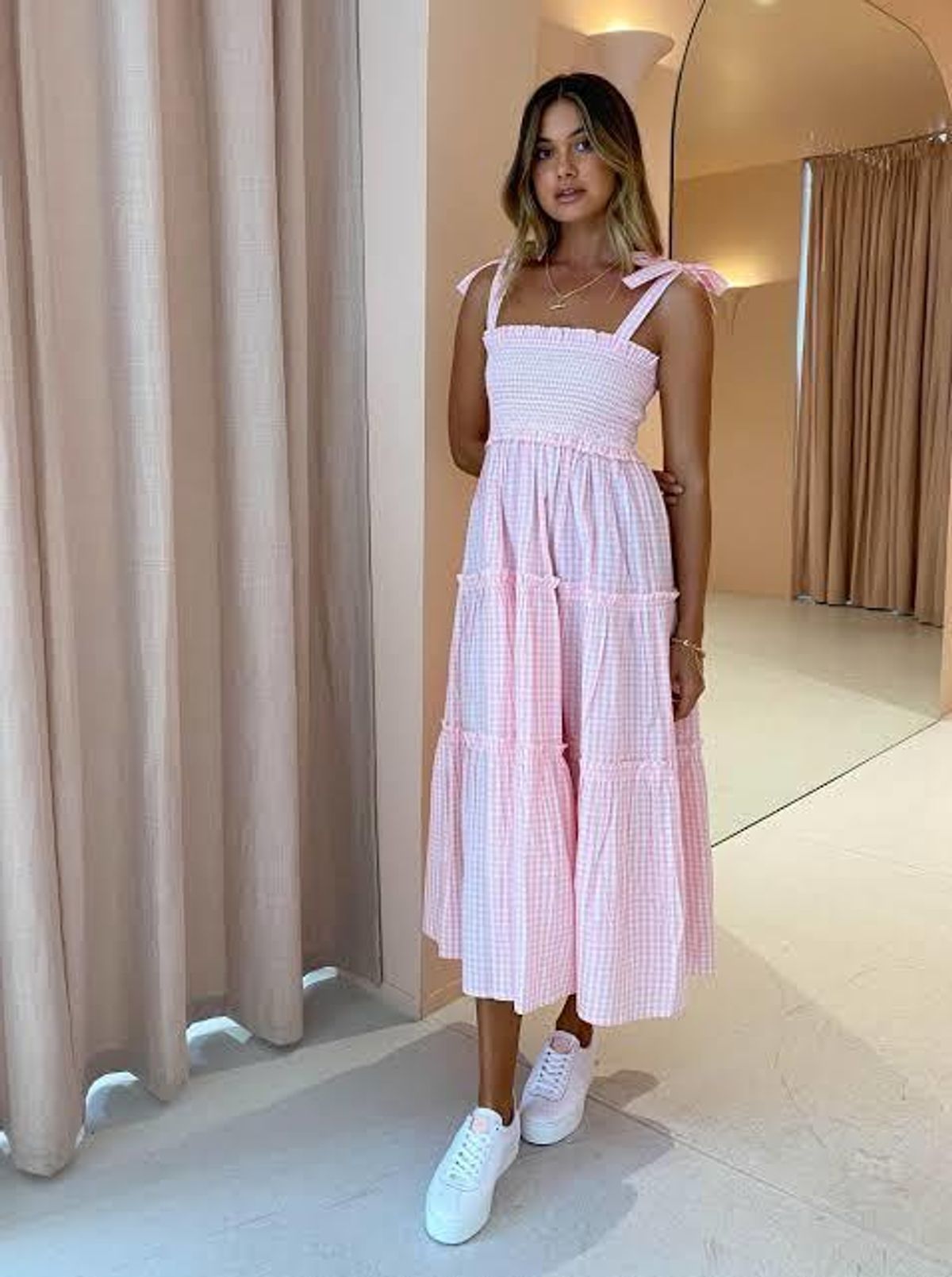 Steele Lyla Pink Dress Size 10 - Image 3