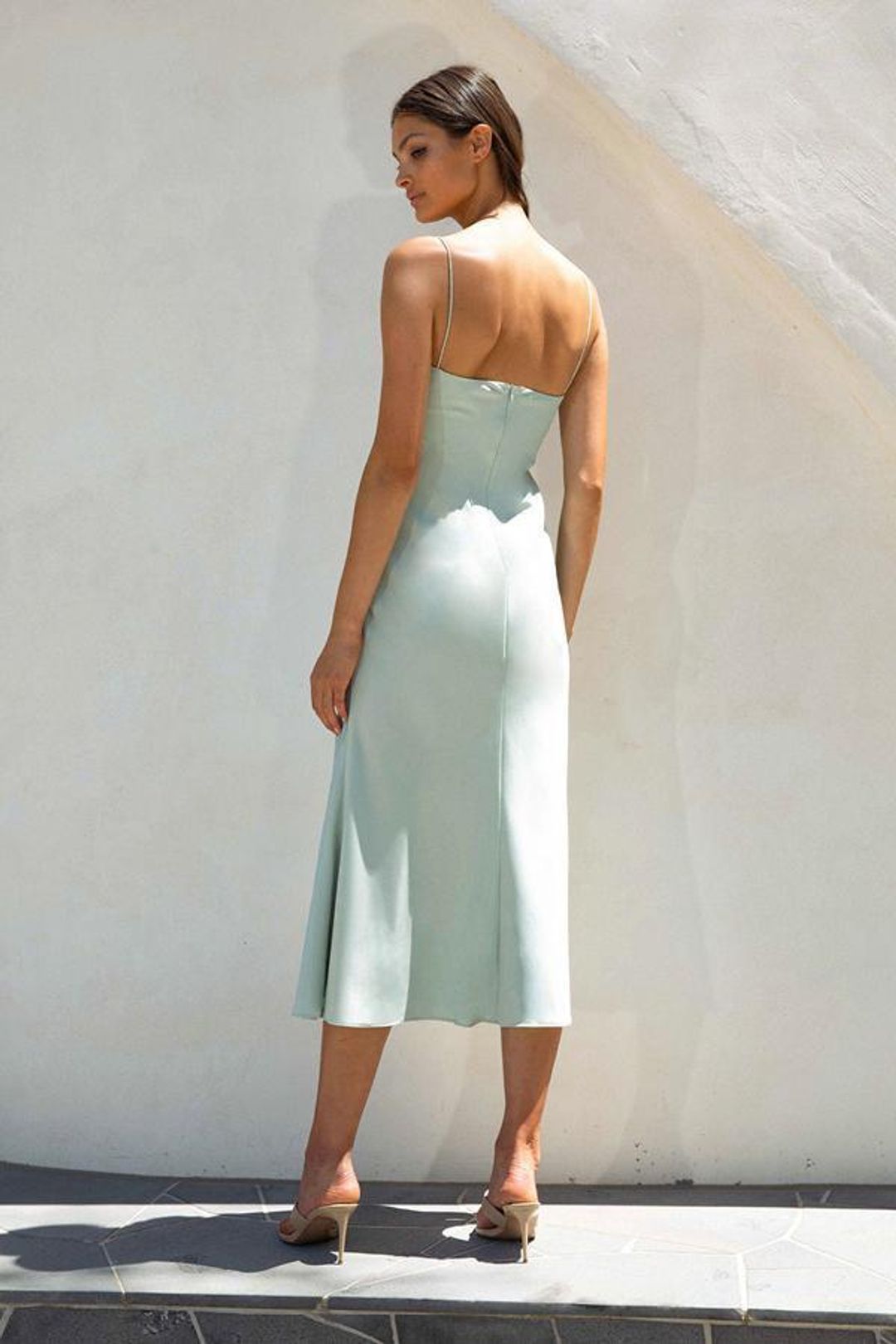 MISHA Casandra Dress Blue Size 12 for rent on The Volte - main image