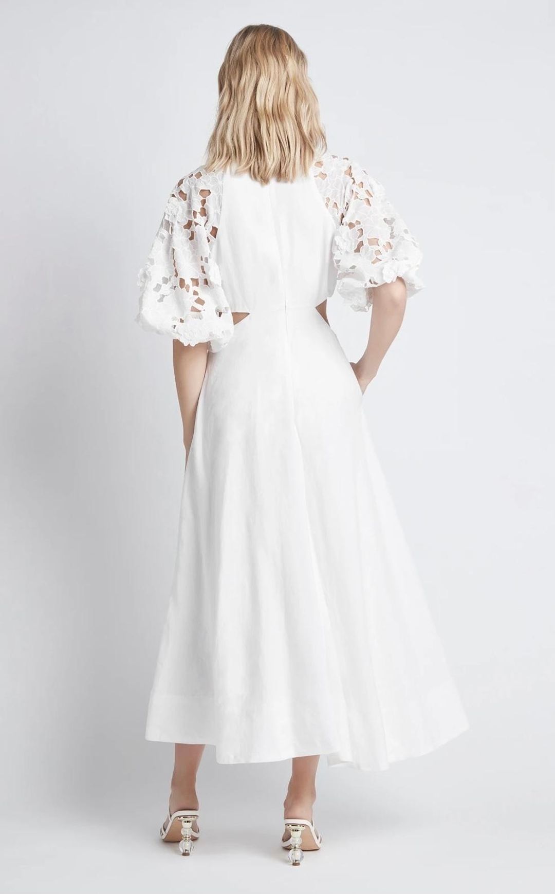 Sheike Ava Maxi Dress White Size 6 for rent on The Volte - main image