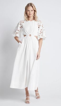 Sheike Ava Maxi Dress White Size 6 for rent on The Volte - image 1