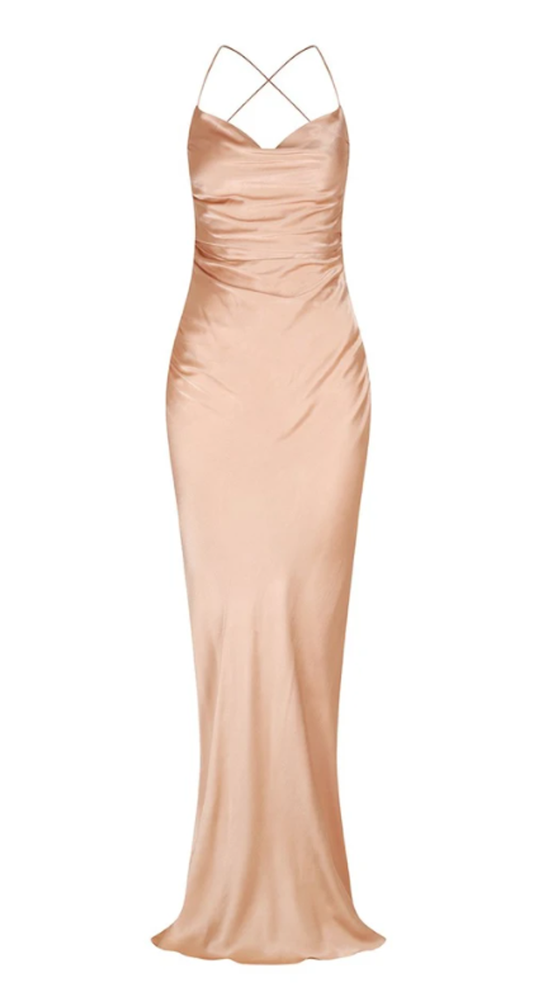Shona Joy La Lune Lace Back Maxi Dress Blush Size 6 for rent on The Volte - main image