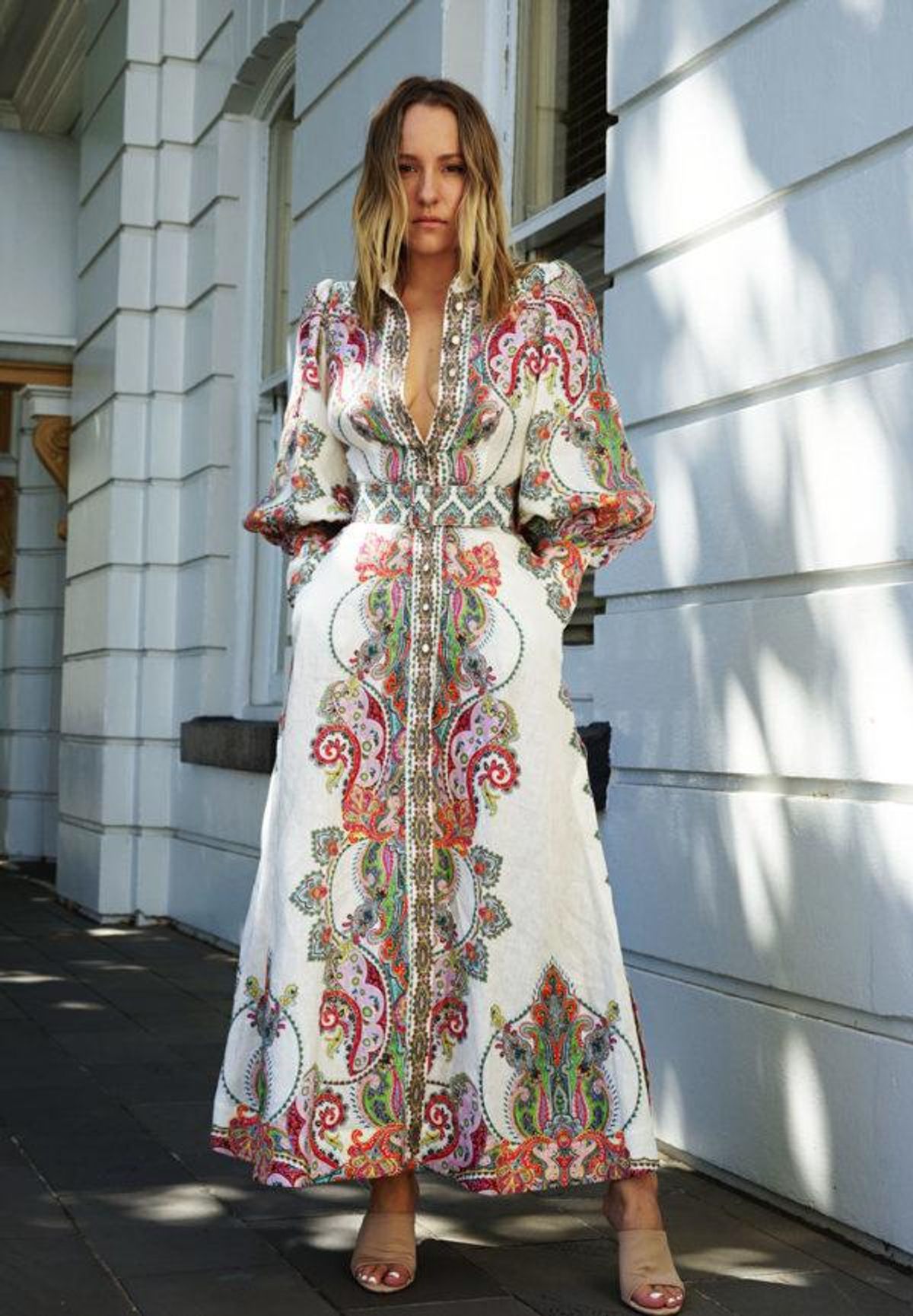 Zimmermann Ninety-Six Filigree Long Dress Size 3/ AU 14 - Image 4