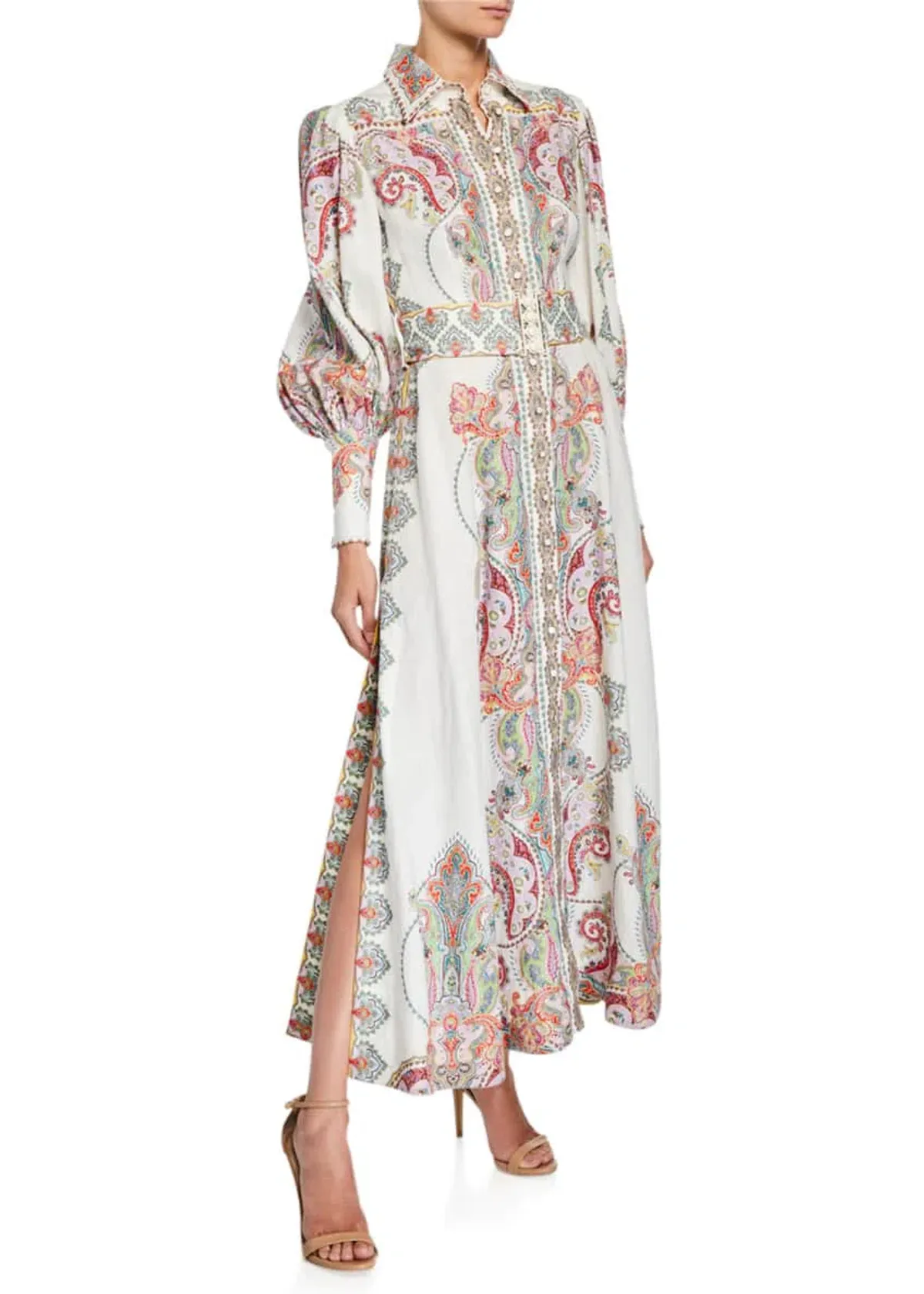 Zimmermann Ninety-Six Filigree Long Dress Size 3/ AU 14 - Image 3