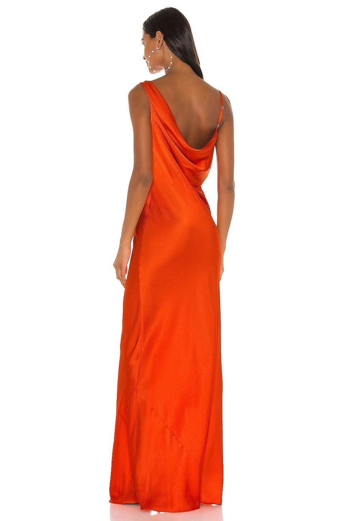 Jay Godfrey Justine Dress Orange Size 6 - Image 2