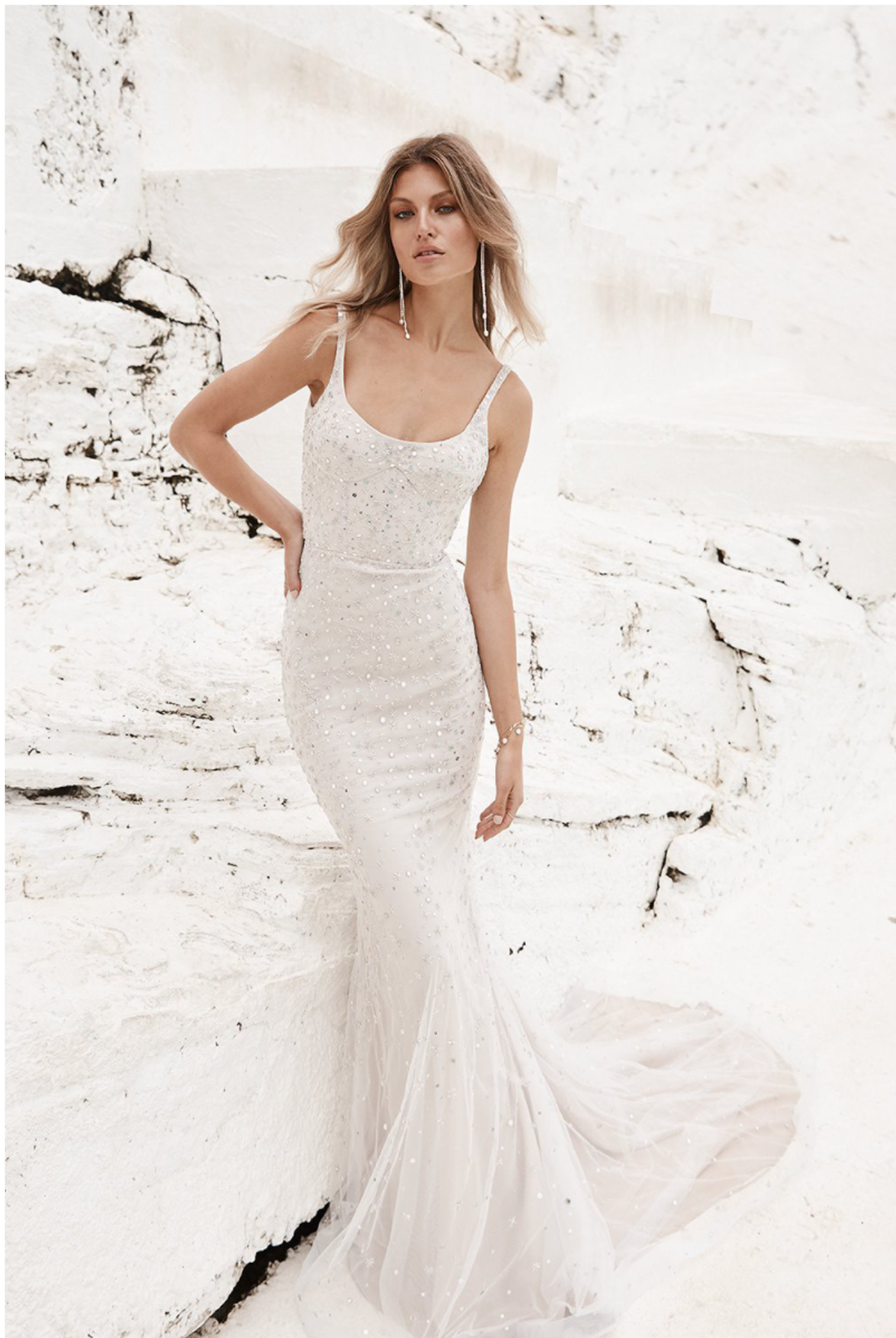 Kyha Studios Clio Gown White Size 8 for rent on The Volte - main image