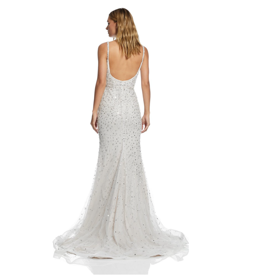 Kyha Studios Clio Gown White Size 8 for rent on The Volte - main image