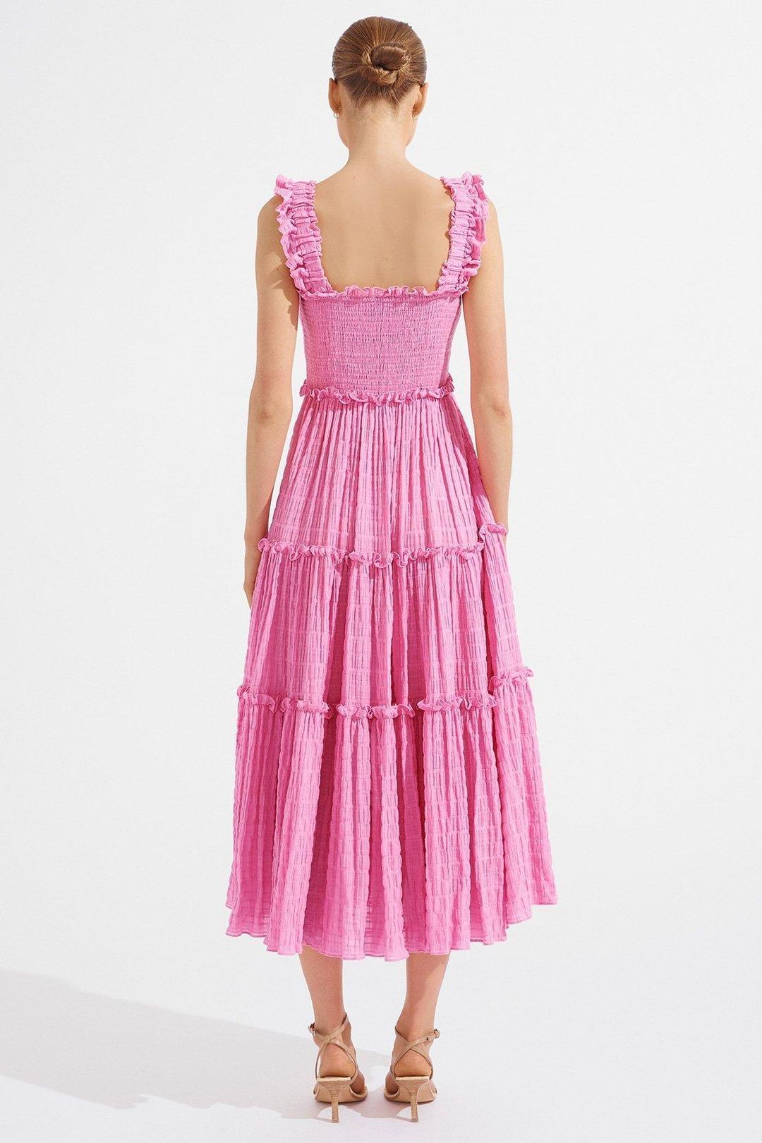 Steele Everley Dress Pink Size 10 for rent on The Volte - main image