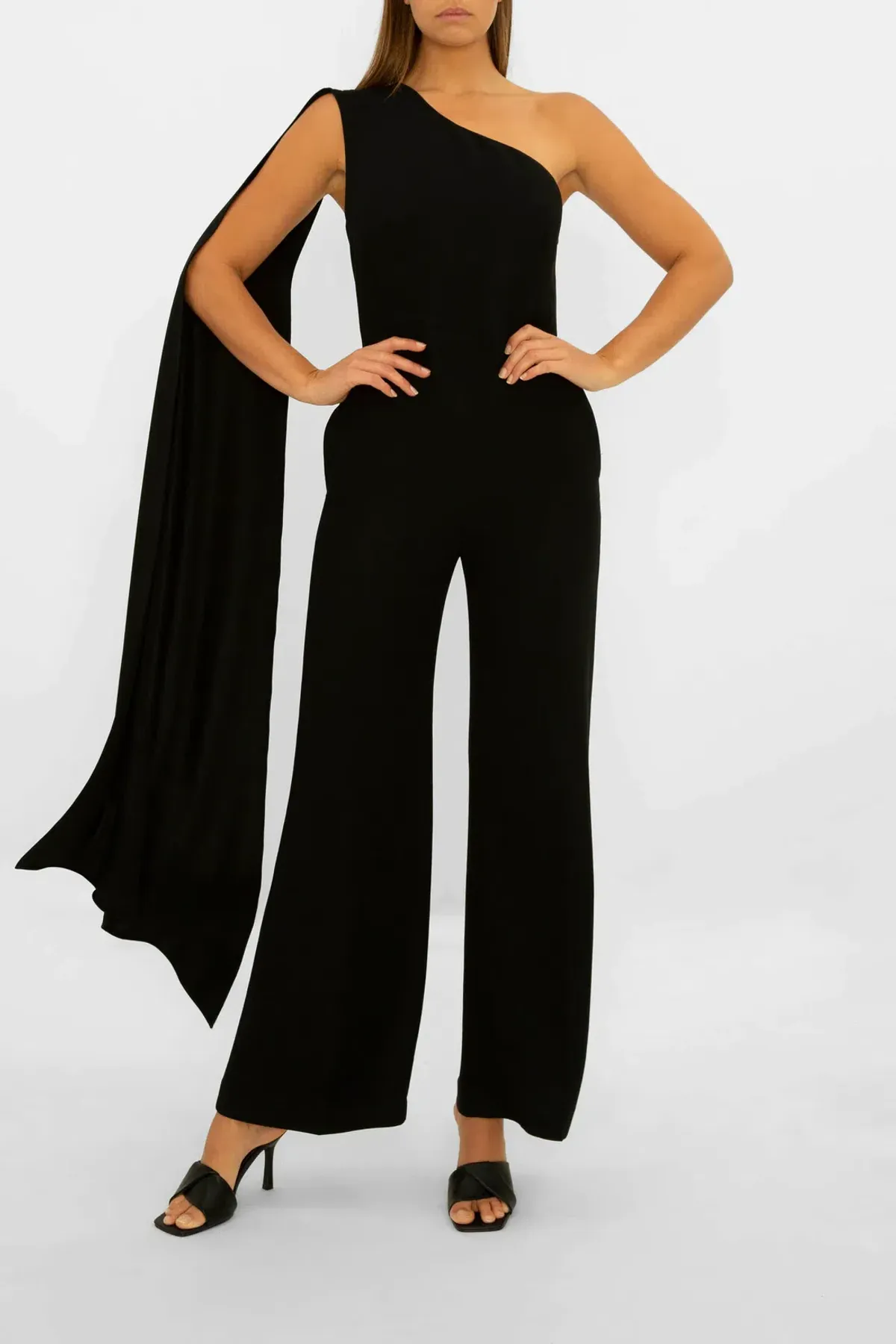 Carla Zampatti Homage To Carla Jumpsuit Black Size 10 for rent on The Volte - main image