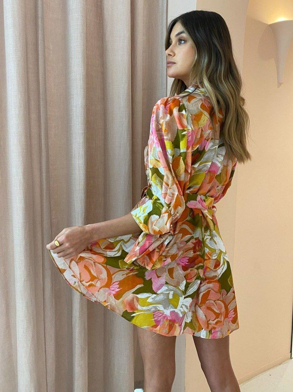 Acler Hendrix Dress Print Size 10 - Image 3