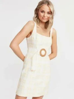 Kookai Checkered Mini Dress for rent on The Volte - image 1