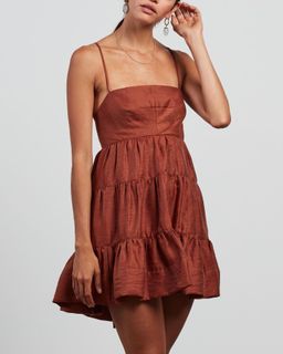 Elsa Tiered Mini Dress for rent on The Volte - image 3