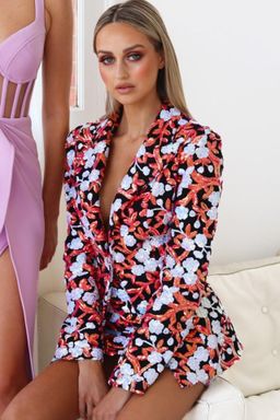 Eliya The Label Rosetta Blazer Print Size 12 for rent on The Volte - image 3