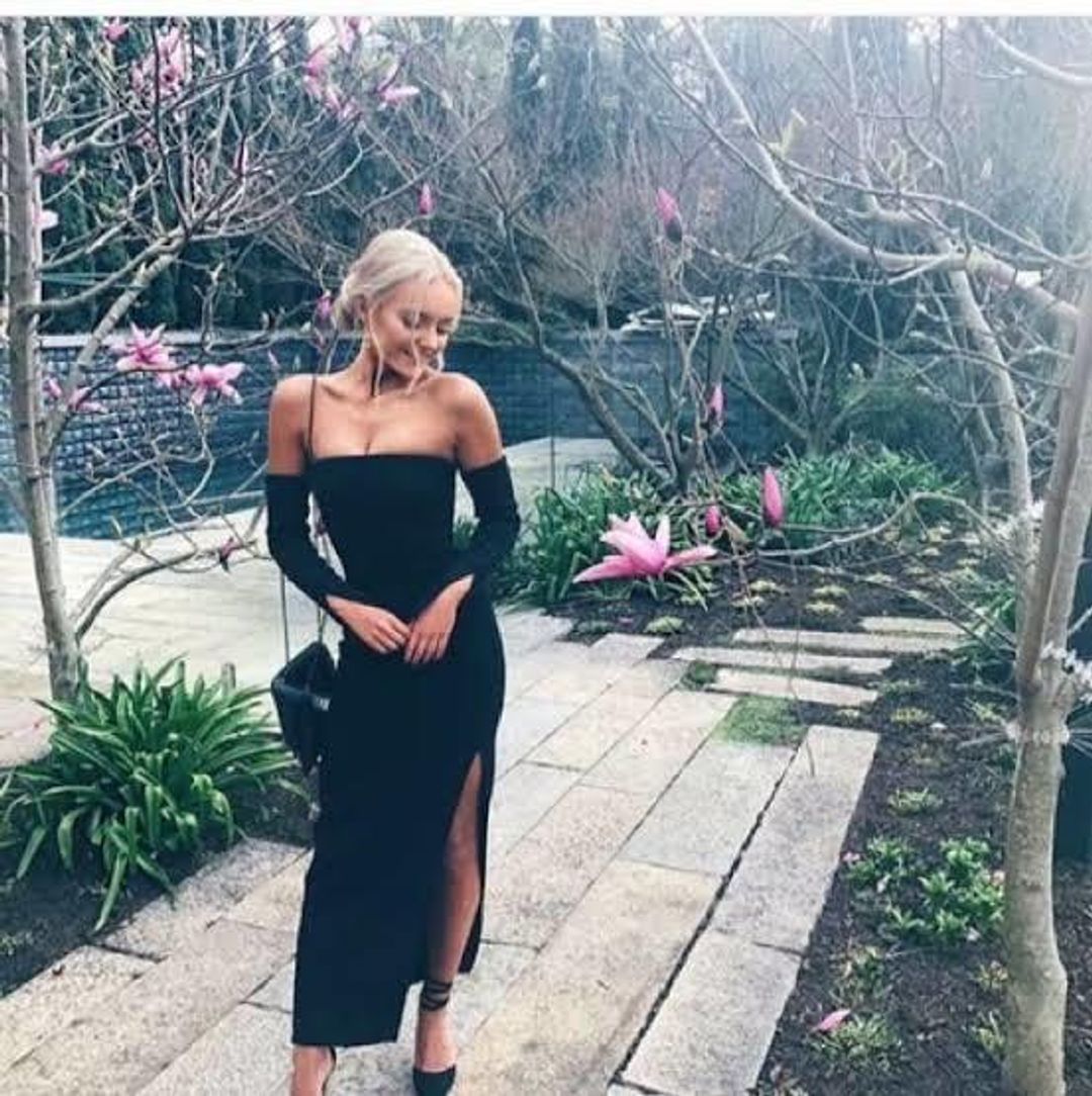 Camilla and Marc Twiggy Dress Black Size 10 for rent on The Volte - main image