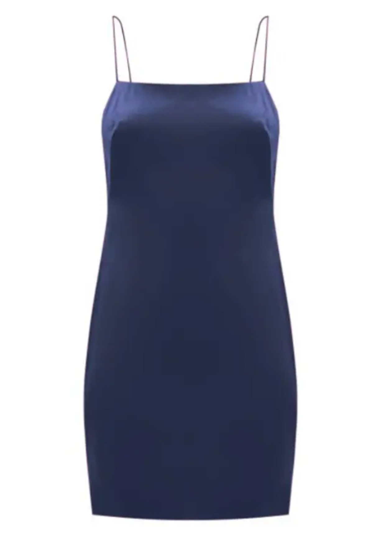 Gauge81 Bima Open Back Satin Mini Dress Blue Size 8 - Image 4