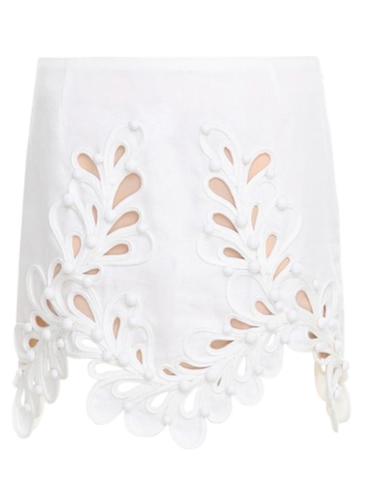 Zimmermann Brightside Rouleaux Bodice Size 8 and Mini Skirt Size 6 Set Ivory - Image 6