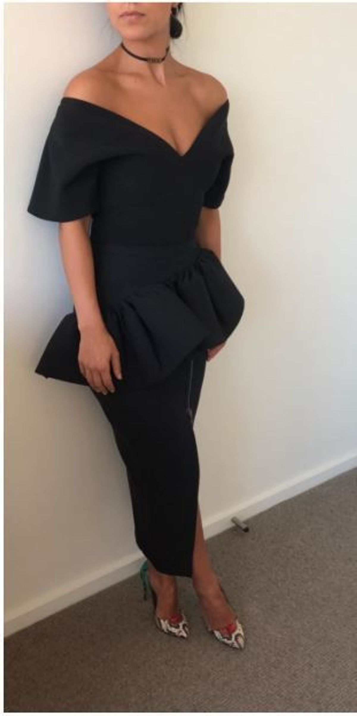 Maticevski top and skirt black size 8 for rent on The Volte - main image