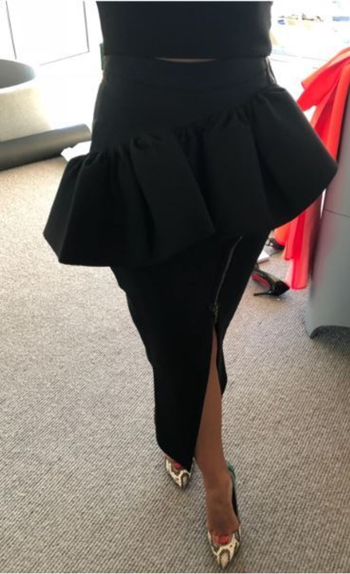Maticevski top and skirt black size 8 - Image 3