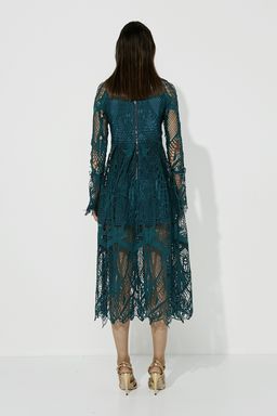 MOSSMAN Ties that Bind Dress Emerald size 10 for rent on The Volte - image 3