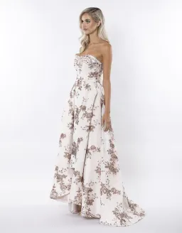 Bariano Makes Us Girls Mesh Ballgown Pink Size 10 for rent on The Volte - image 2