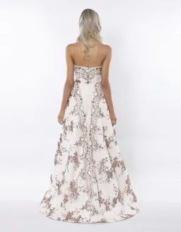 Bariano Makes Us Girls Mesh Ballgown Pink Size 10 for rent on The Volte - image 3